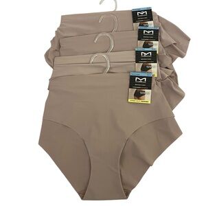 Maidenform Beige Free Cut Hipster Size 2XL - Invisible Edge For No Show - QTY 4